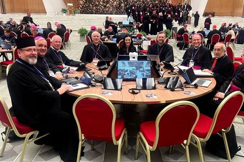 Блаженніший Святослав розповів у Ватикані про виклики та свідчення українських родин під час війни