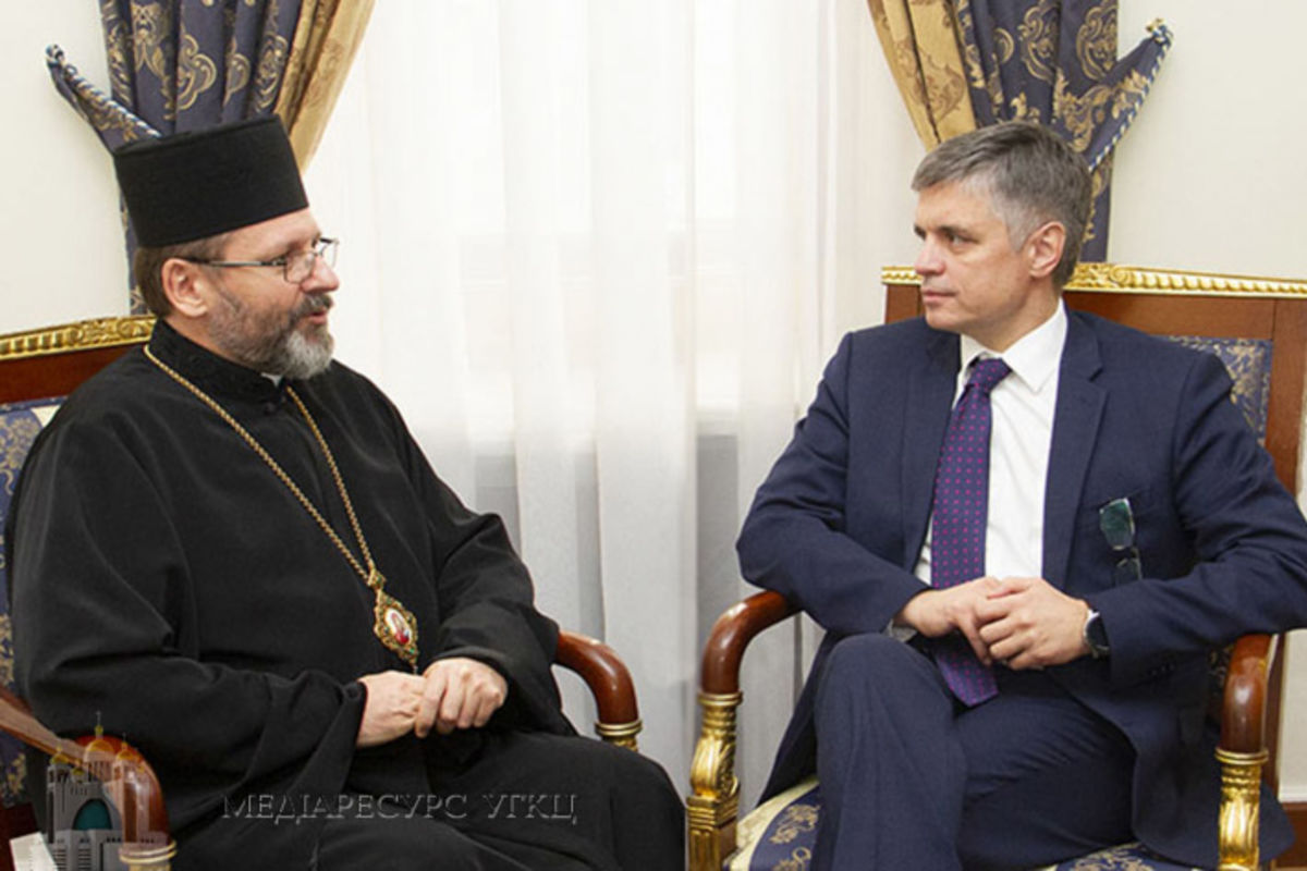 Глава УГКЦ зустрівся з міністром закордонних справ України