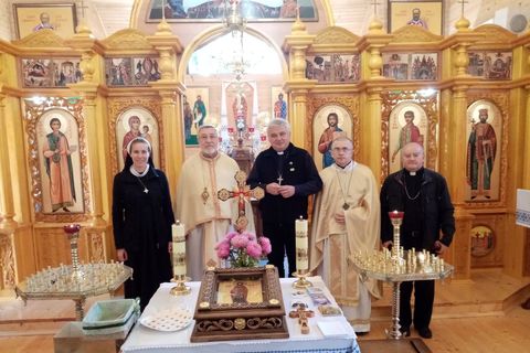 Папський елемозинарій зустрівся з екзархом Донецьким в Запоріжжі