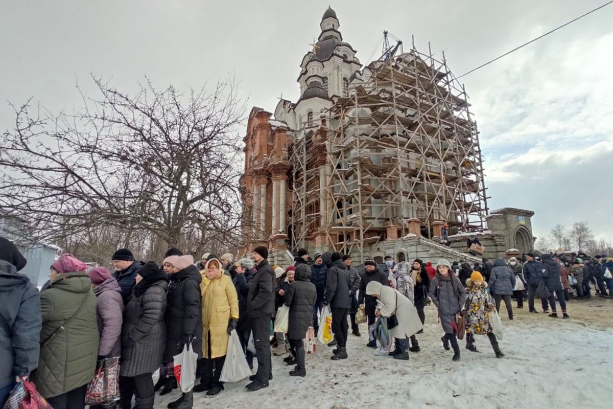 Харківські парафії УГКЦ роздають допомогу жителям міста
