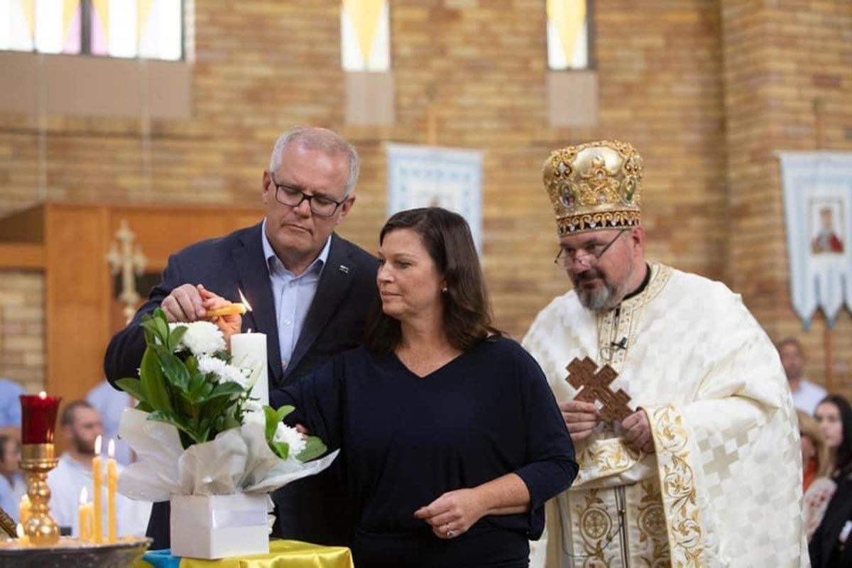 Прем’єр-міністр Австралії Скотт Моррісон відвідав Літургію у Сіднеї та висловив слова підтримки українському народові