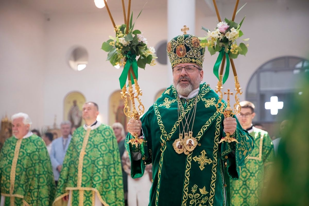 «Сьогодні Україна зодягається силою з висоти», — Глава УГКЦ у свято Зіслання Святого Духа
