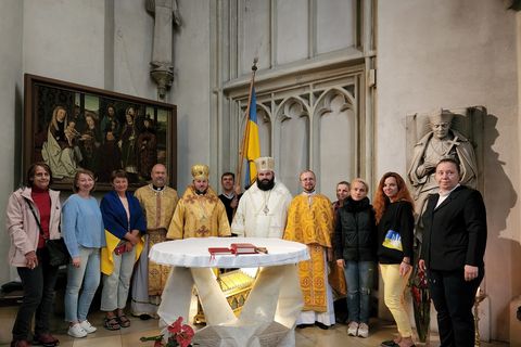 У Відні за участі владик Миколая Бичка та Петра Лози відбулася молитва за мир в Україні