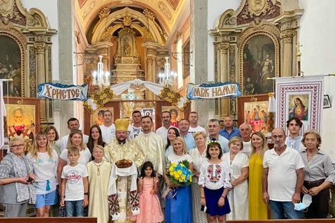 Владика Степан Сус відвідав парафіяльну спільноту м. Торреш-Ведраш у Португалії з нагоди храмового празника