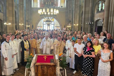 Єпископ Йосиф Мілян відвідав українську громаду у Відні