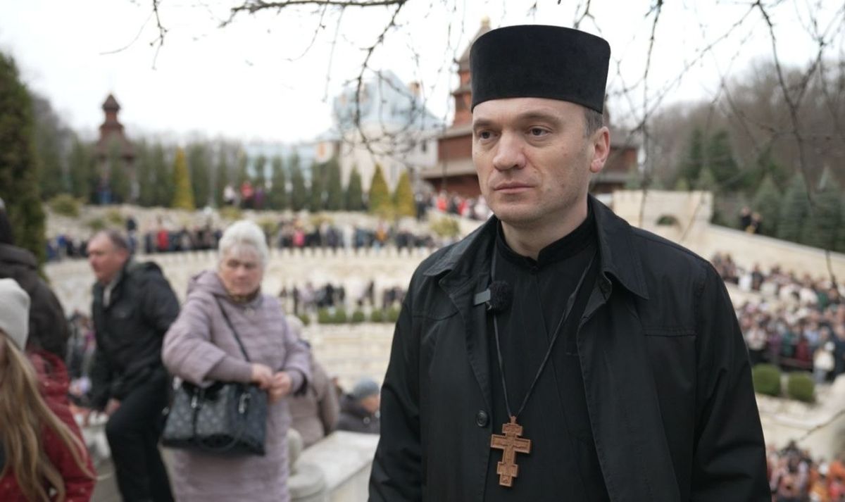 Отець Олег Харишин. Фото: Суспільне Тернопіль.