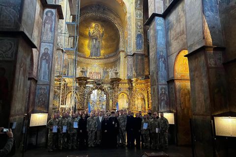 У Софійському соборі відбувся 15-й випуск військових капеланів