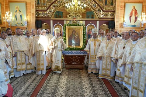 У Тишковичах відбулася проща Самбірсько-Дрогобицької єпархії до чудотворної ікони Пресвятої Богородиці 
