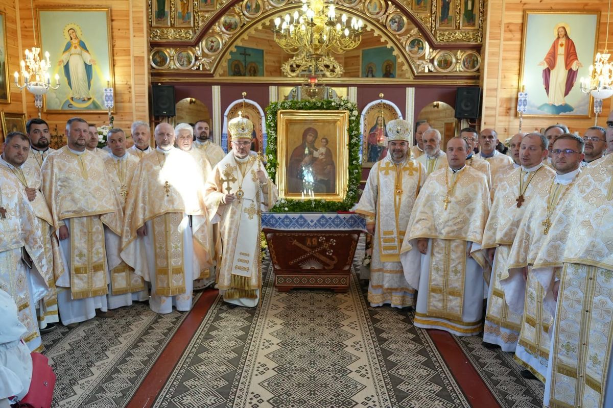 У Тишковичах відбулася проща Самбірсько-Дрогобицької єпархії до чудотворної ікони Пресвятої Богородиці 