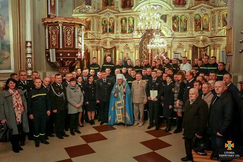 Митрополит Василій Семенюк привітав Збаразьких вогнеборців з ювілеєм
