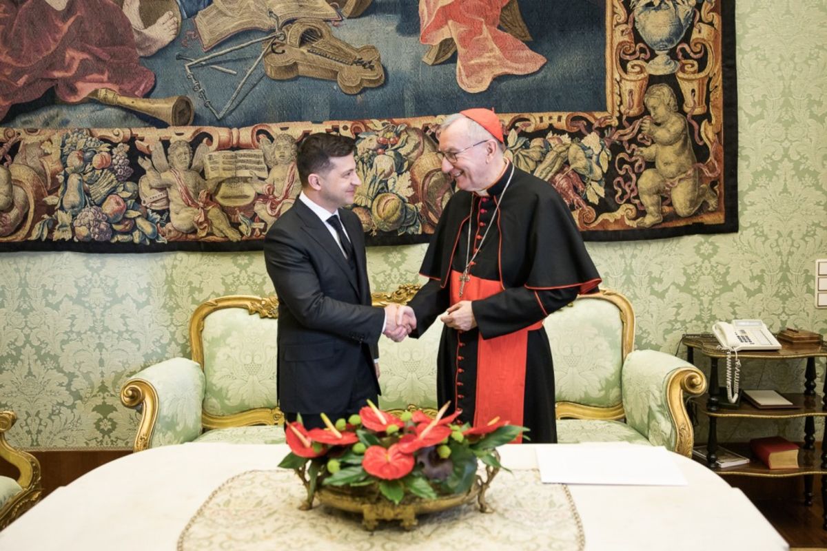 Президент України зустрівся із Державним Секретарем Ватикану П’єтро Пароліном