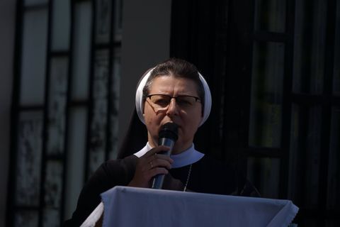 Сестра Севастіяна Карвацька до медиків у Страдчі: «Своєю жертвою та життям ви рятуєте Україну»