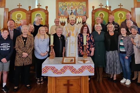 Владика Микола Бичок відвідав парафію у Ньюкаслі (Австралія)
