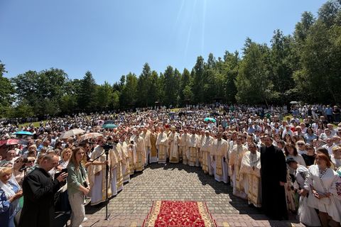 Відбулася ювілейна проща Самбірсько-Дрогобицької єпархії до відпустового місця у с. Биличі на Старосамбірщині