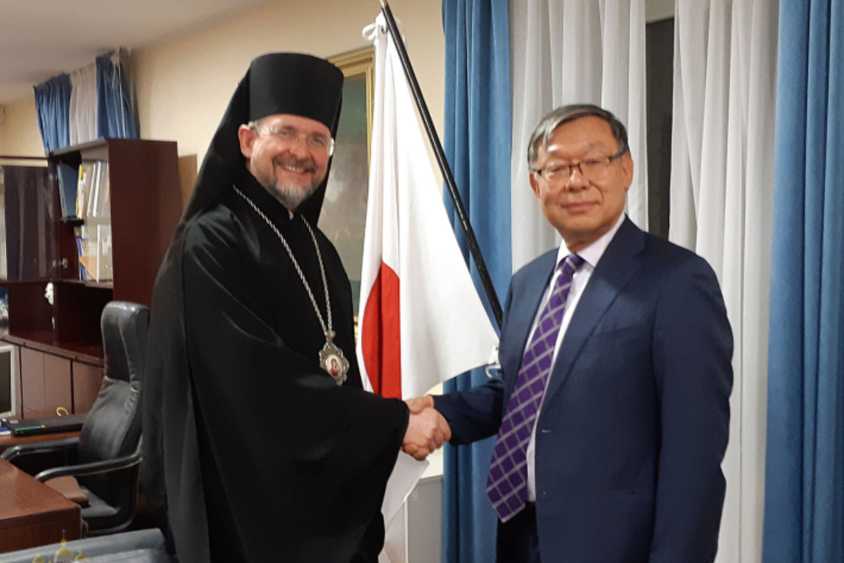 Глава УГКЦ нагородив Посла Японії в Україні Шігекі Сумі Патріаршою грамотою