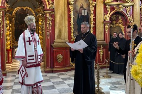Глава УГКЦ привітав екзарха Константинопольського Патріарха в Україні з 50-річчям