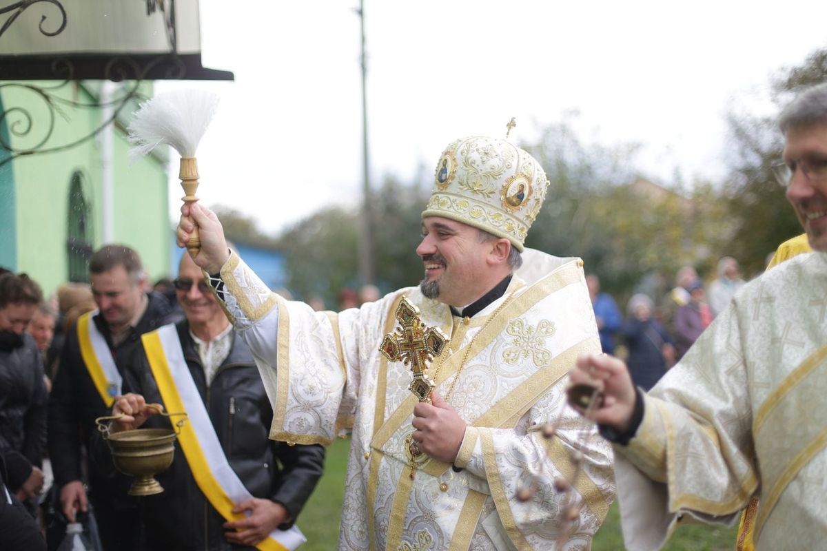 Владика Андрій Хім’як очолив храмове свято та ознайомився із соціальним служінням парафії у м. Фастові на Київщині