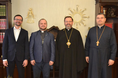 Блаженніший Святослав прийняв делегацію Німецької Євангелічно-Лютеранської Церкви в Україні