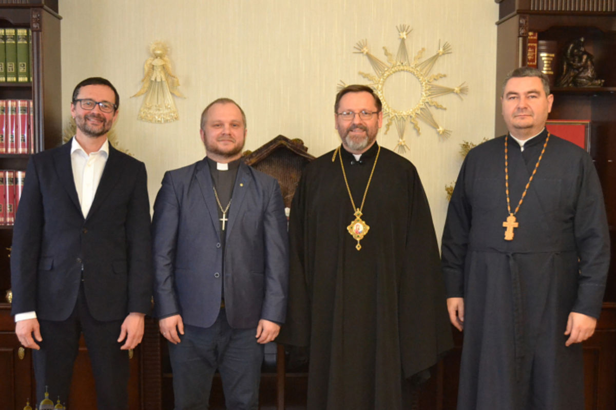 Блаженніший Святослав прийняв делегацію Німецької Євангелічно-Лютеранської Церкви в Україні