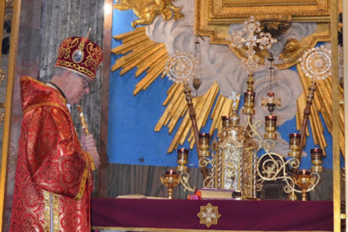 «Я хотів би сьогодні привітати усіх вас, як ваш єпископ, як той, що є відповідальний за вас, як той, що молиться за вас», — владика Діонісій до українців в Італії