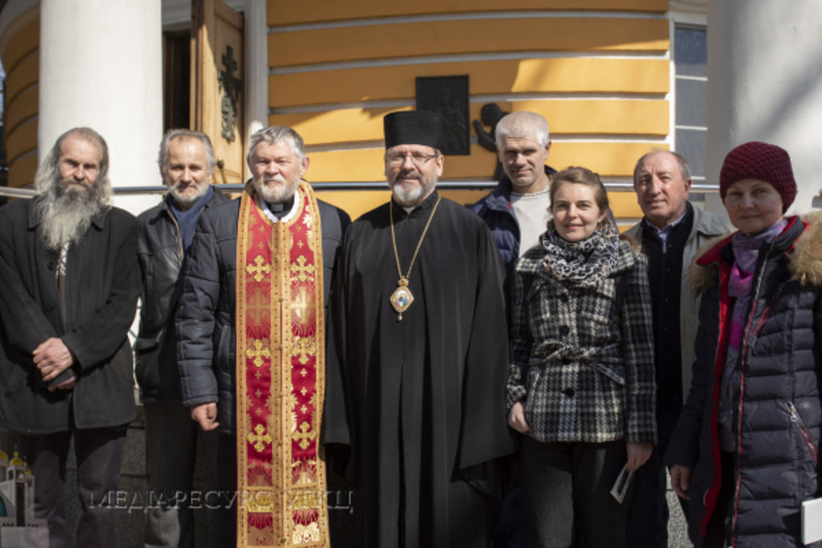 Блаженніший Святослав відвідав парафії УГКЦ у Києві — на Аскольдовій могилі та на Вознесенському узвозі