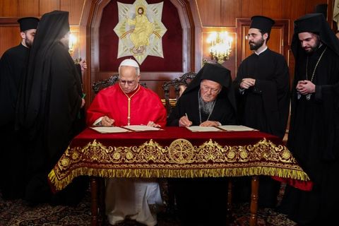 Спільна декларація Папи Лева XIV і Патріарха Вартоломея І