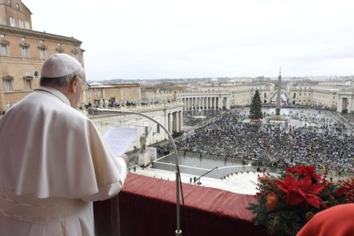 Різдвяне послання «Urbi et Orbi» 2021 Папи Франциска