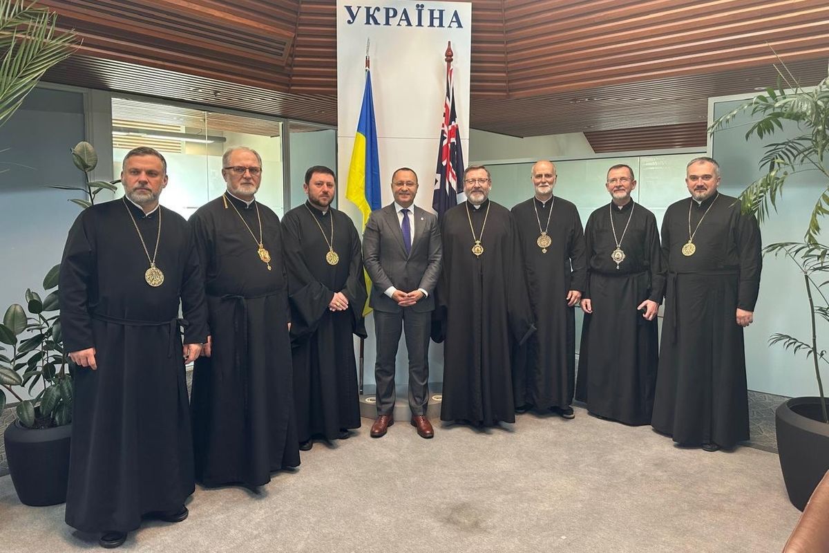 Владики Постійного Синоду УГКЦ зустрілися з Послом України в Австралії