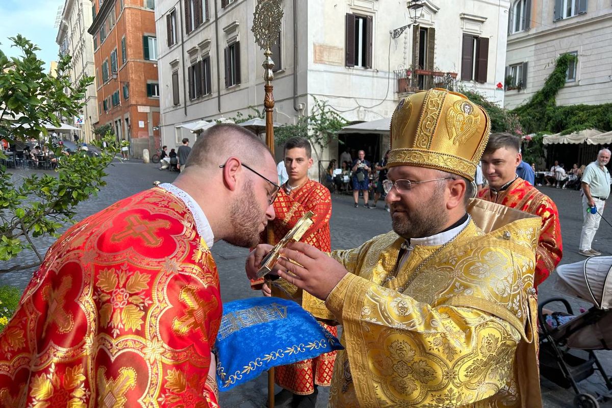 Владика Іван Кулик відвідав парафію у м. Римі, у якій 10 років служив душпастирем