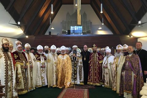 Владика Павло Хомницький привітав Коптську спільноту із освяченням нового храму