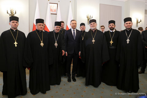 Українські єпископи в Польщі взяли участь у зустрічі із Президентом Анджеєм Дудою