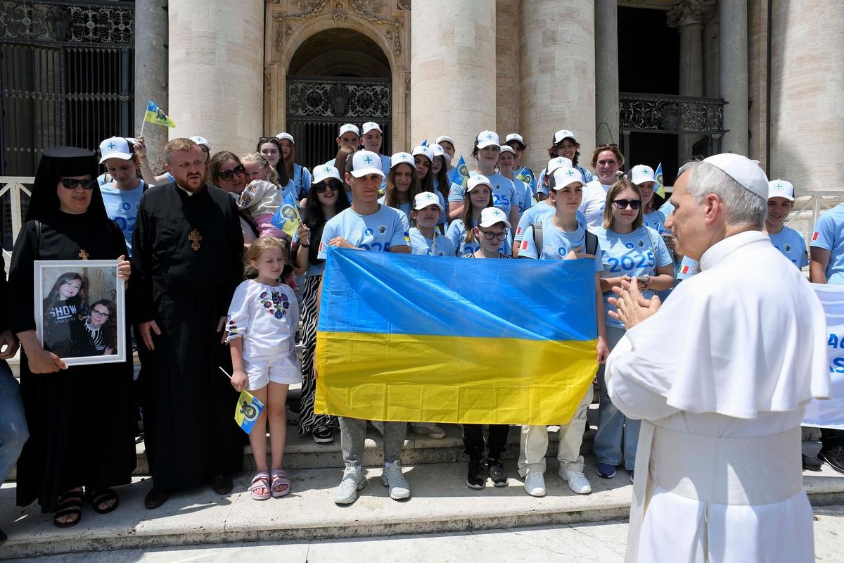 Папа Лев привітав юних паломників із Харківщини