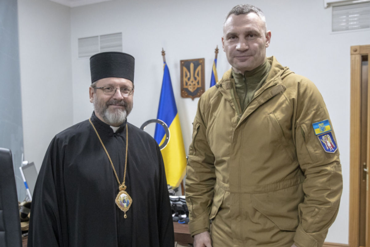 Блаженніший Святослав зустрівся з мером Києва Віталієм Кличком