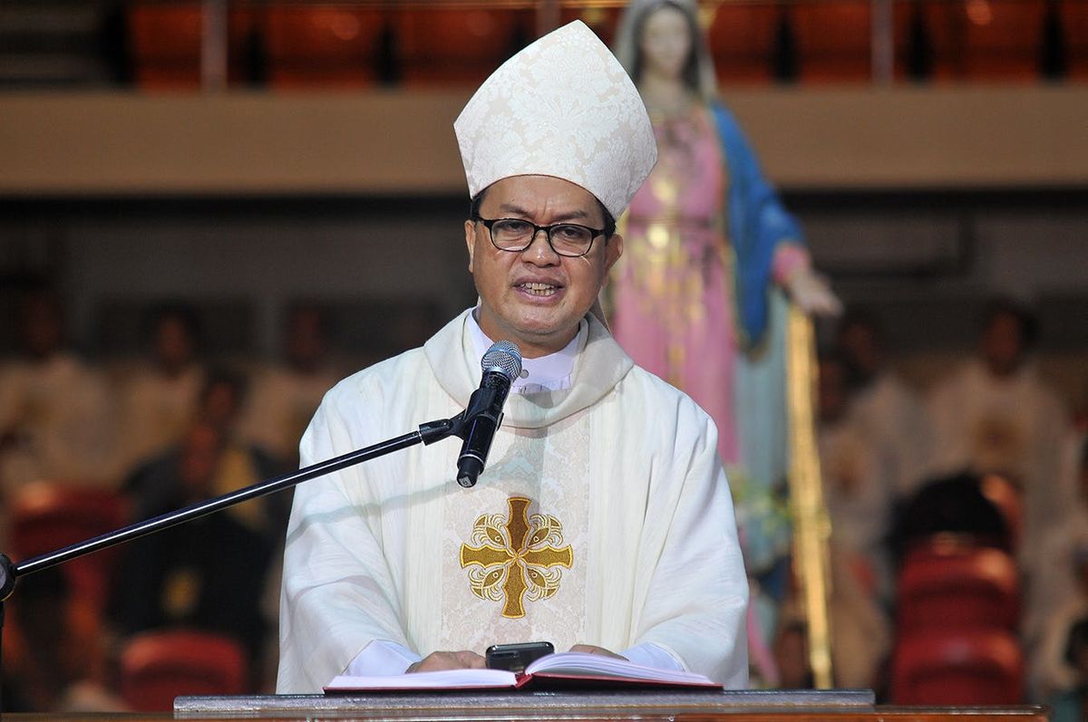 Президент Конференції католицьких єпископів Філіппін єпископ Пабло Віргіліо Давід з Калукана