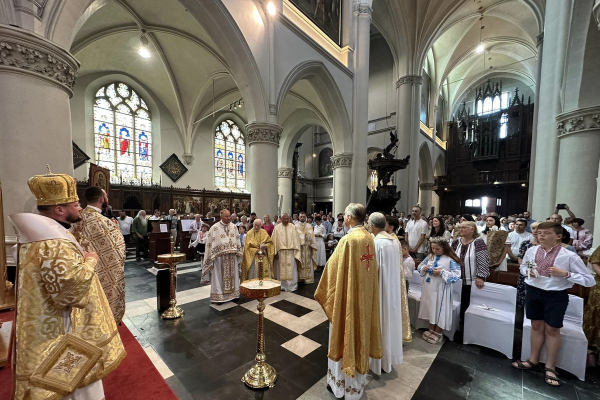Владика Степан Сус очолив святкування 5-ліття парафії Святого Івана Хрестителя у м. Гент (Бельгія)