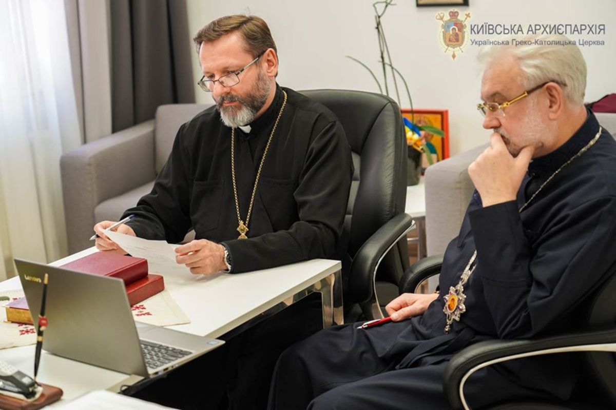 Блаженніший Святослав провів онлайн-конференцію з духовенством Київської архиєпархії