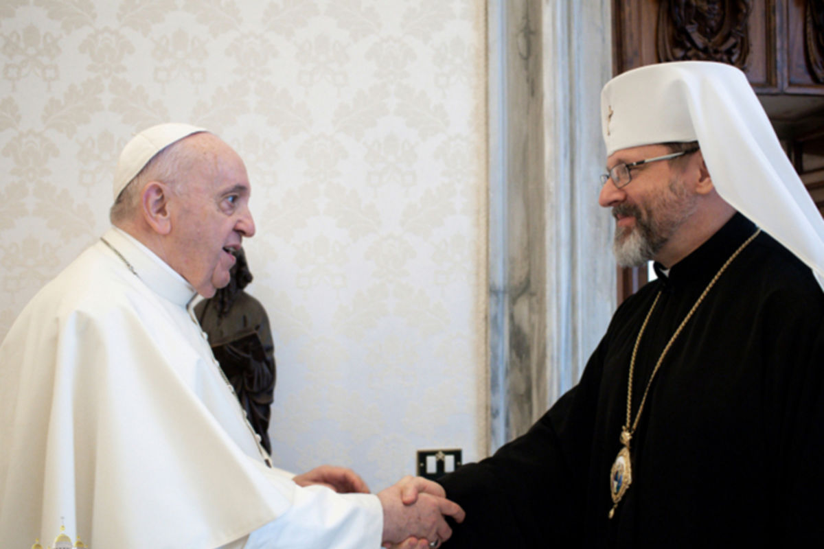 Глава УГКЦ вітає візит Папи Франциска до Посольства РФ при Святому Престолі