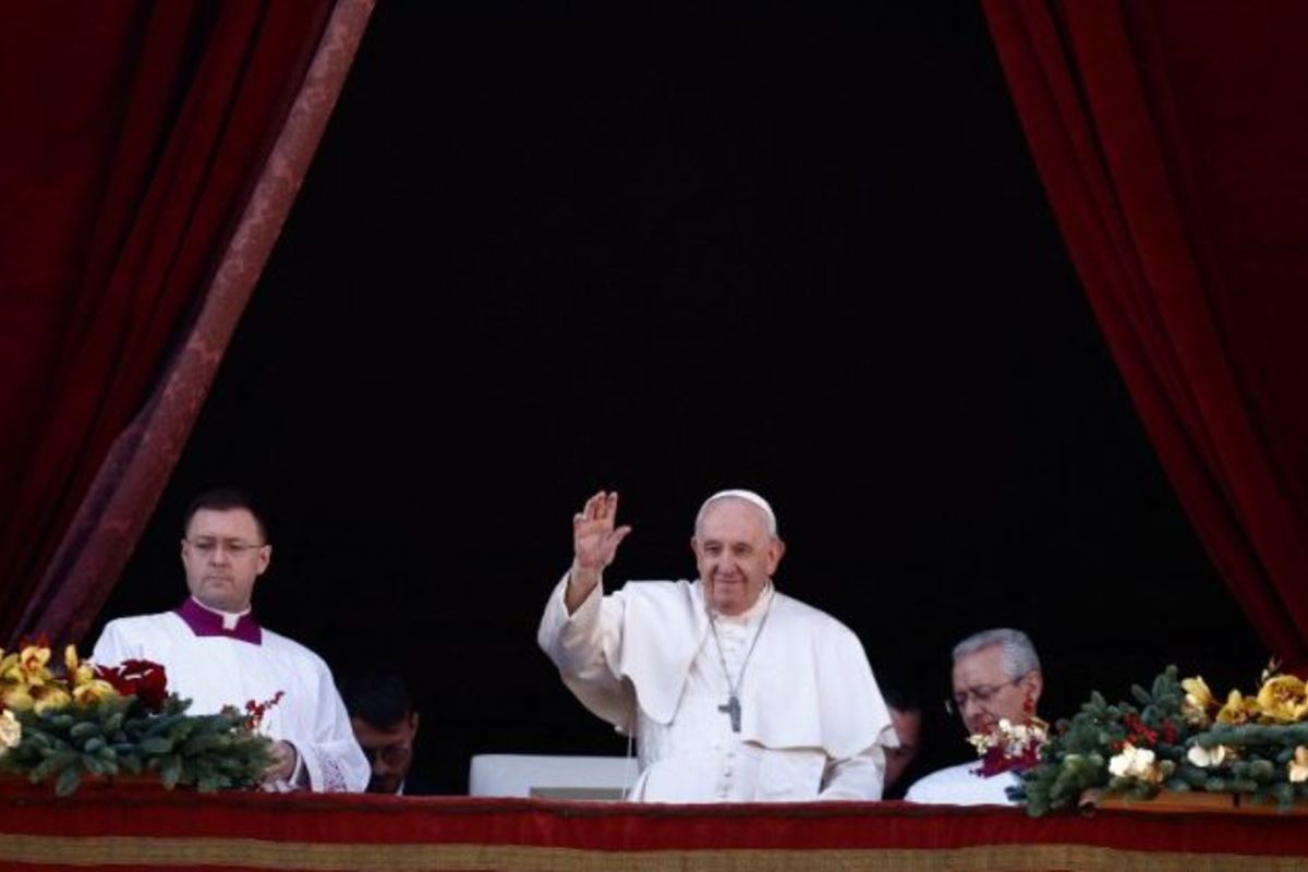 Різдвяне послання Папи Франциска: нехай Дитя втихомирить холодні вітри війни