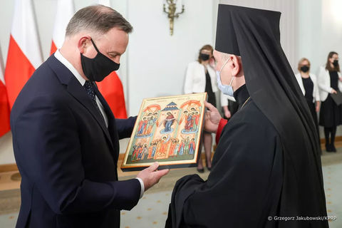 Владика Аркадій Трохановський взяв участь у зустрічі Президента Польщі із представниками релігійних спільнот