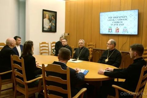 Єпископи УГКЦ у Польщі обговорили допомогу українським біженцям з представниками єпископату США