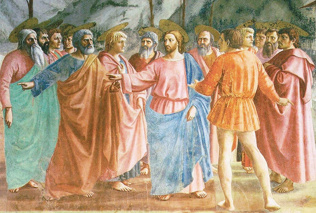 Мазаччо, Диво з динарієм, 1425-1427