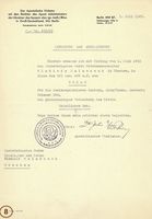 Номінація о. Володимира Маланчука на декана (1943).