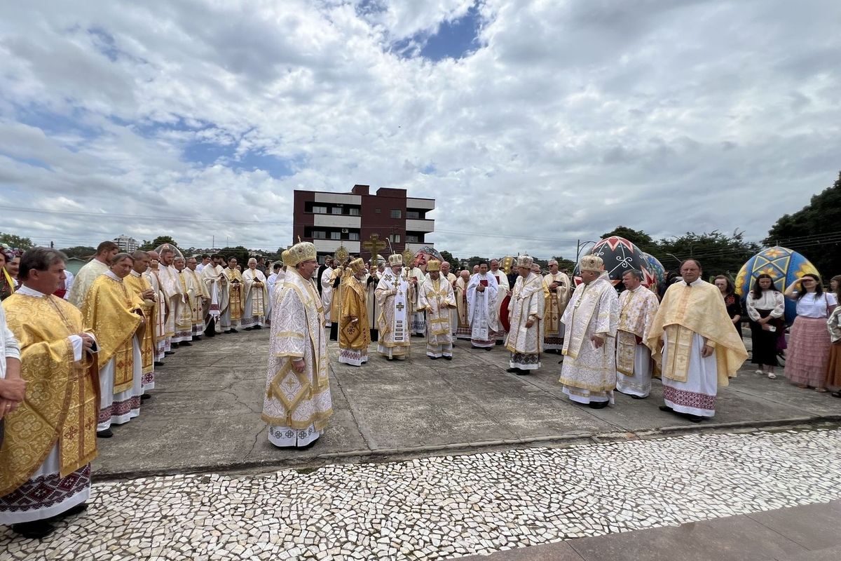 У Бразилії єпископи УГКЦ вшанували героїв України з нагоди 4-ї річниці повномасштабної війни