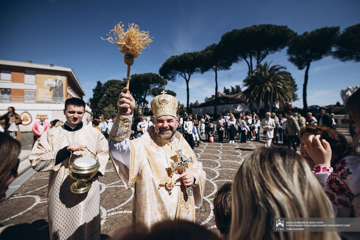 Світлий понеділок у Римі: українці молилися в соборі Святої Софії