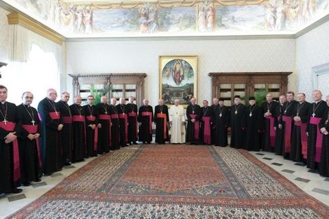Папа прийняв чергову групу єпископів з Польщі, між якими — ієрархів УГКЦ