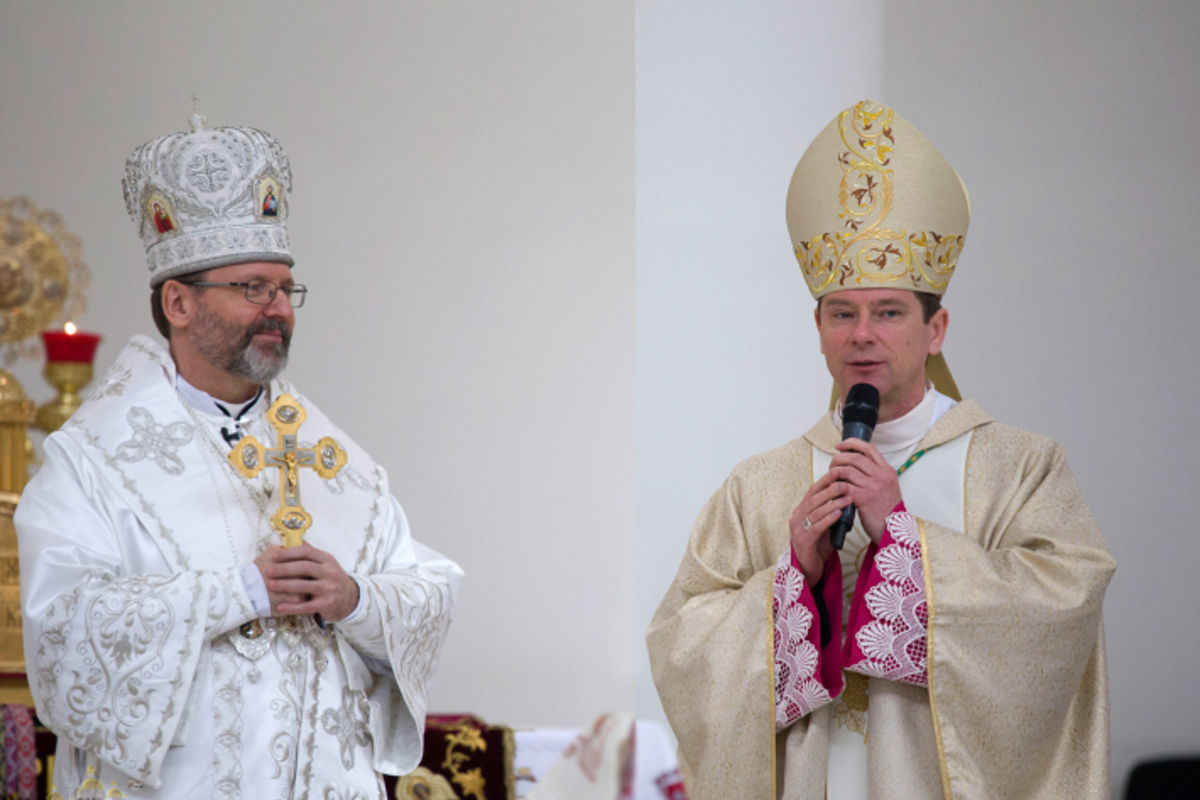 Блаженніший Святослав привітав римо-католиків України з 700-річчям відновлення Київської дієцезії