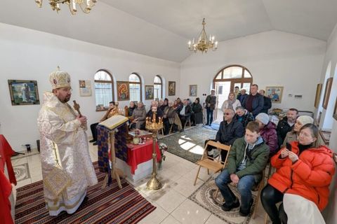 Єпископ Максим Рябуха відвідав у Кременчуці внутрішньо переміщених осіб з Донецького екзархату