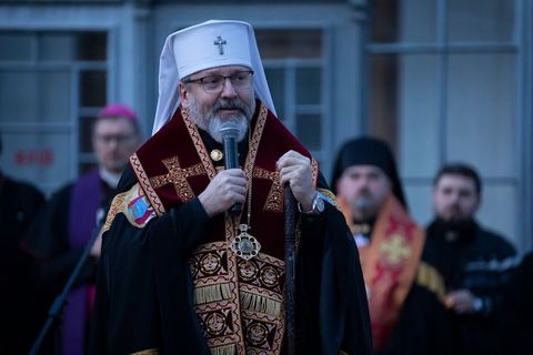 Духовне слово Блаженнішого Святослава під час Хресної Дороги у Софії Київській