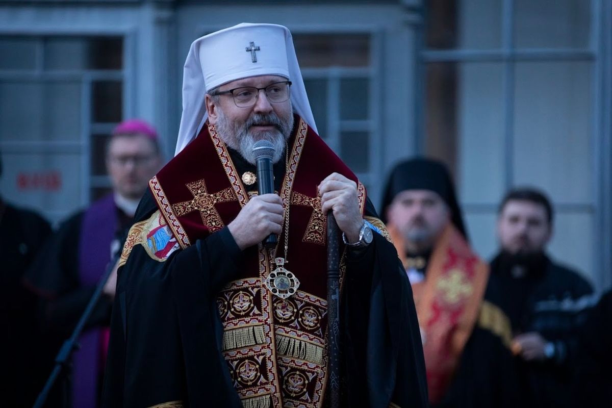 Духовне слово Блаженнішого Святослава під час Хресної Дороги у Софії Київській