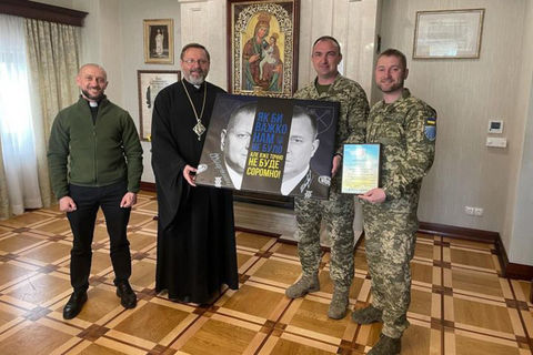 Блаженнішому Святославу передали вітання з днем народження від Головнокомандувача ЗСУ генерала Валерія Залужного